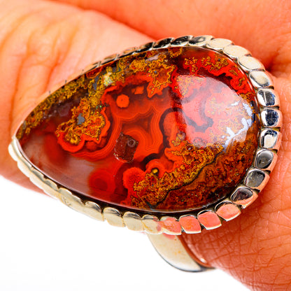 Moroccan Agate Rings handcrafted by Ana Silver Co - RING101240