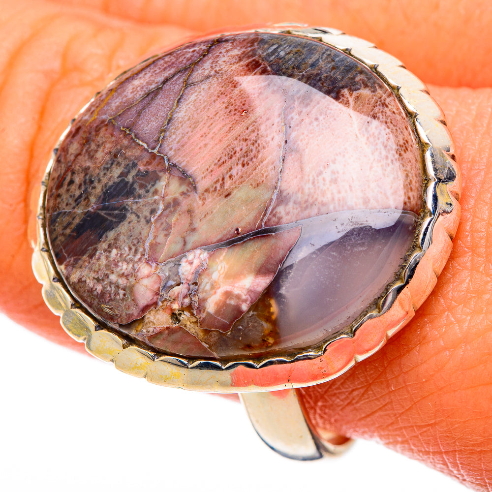 Butterfly Jasper Rings handcrafted by Ana Silver Co - RING101241