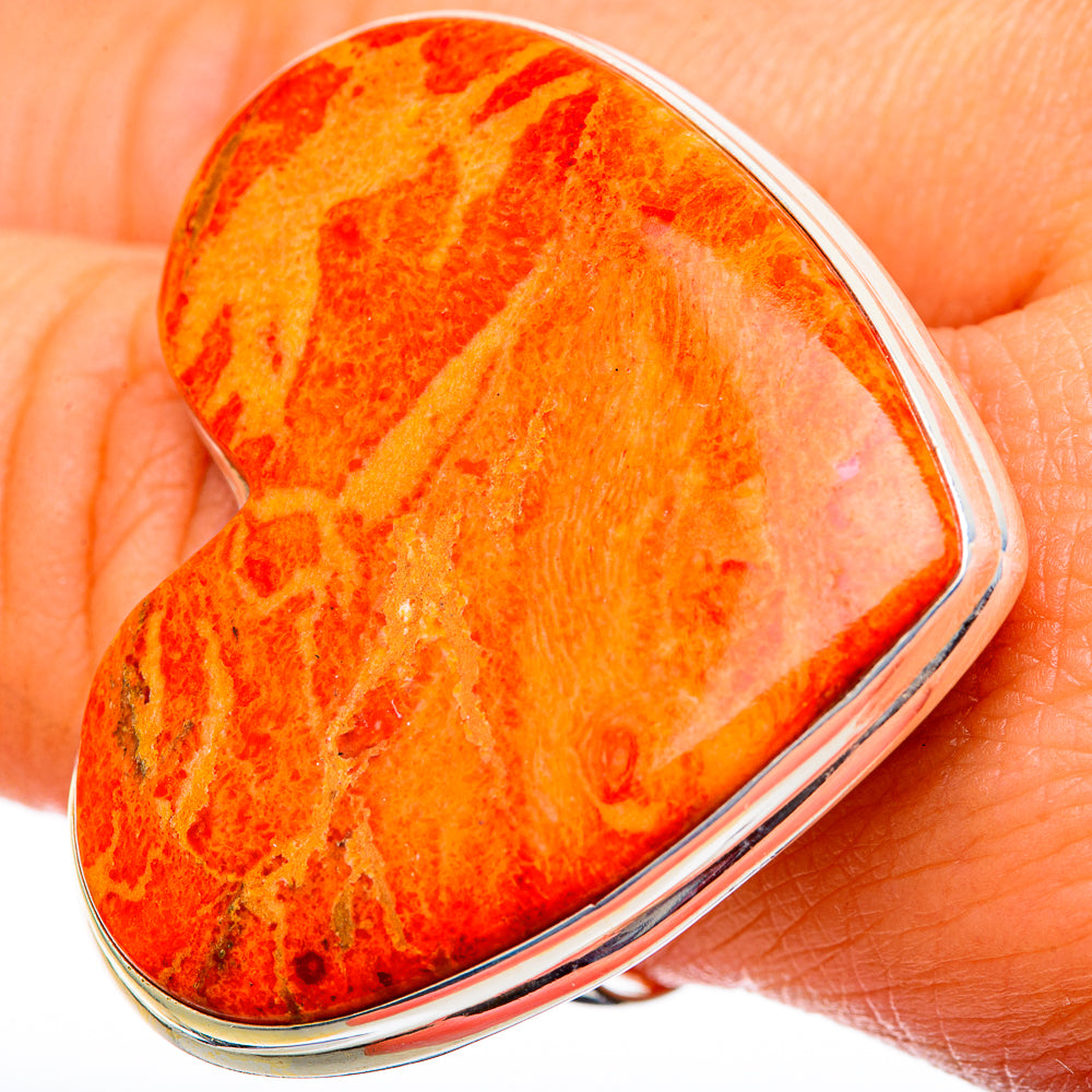 Sponge Coral Rings handcrafted by Ana Silver Co - RING101245