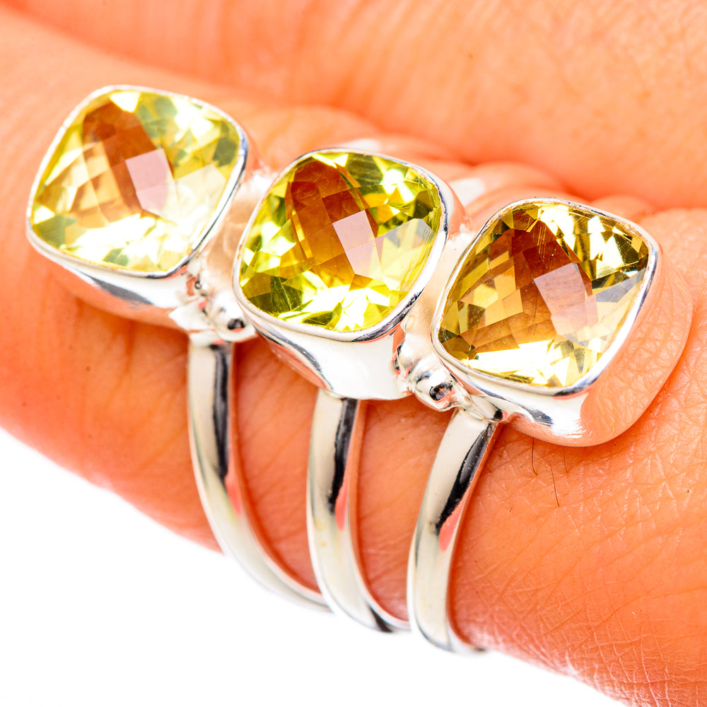 Citrine Rings handcrafted by Ana Silver Co - RING101255