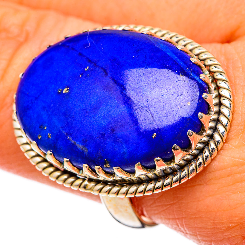 Lapis Lazuli Rings handcrafted by Ana Silver Co - RING101258
