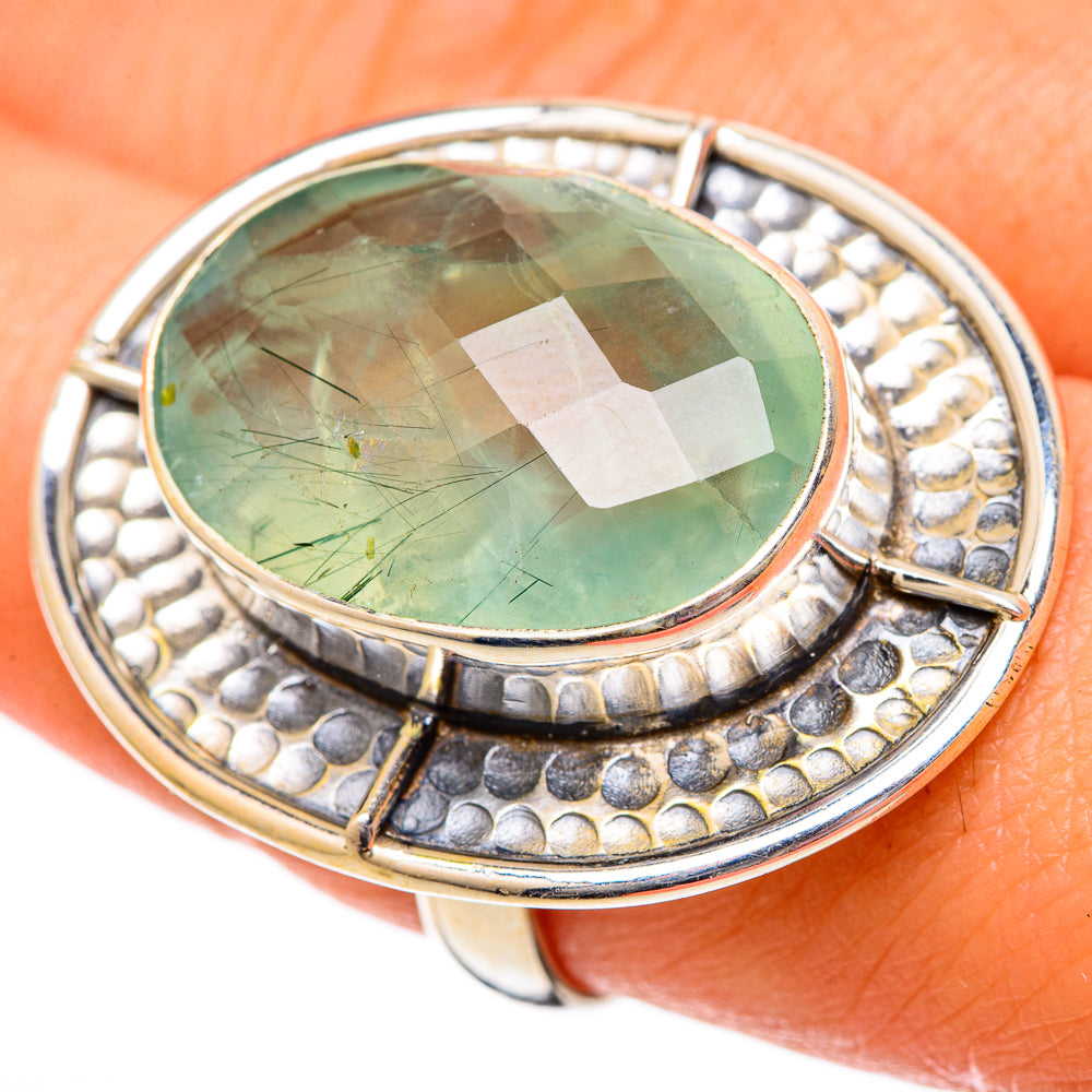 Prehnite Rings handcrafted by Ana Silver Co - RING101262