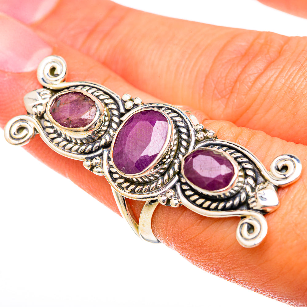 Ruby Rings handcrafted by Ana Silver Co - RING101263