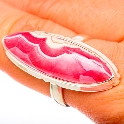 Rhodochrosite Rings handcrafted by Ana Silver Co - RING101264