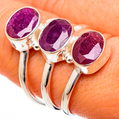 Ruby Rings handcrafted by Ana Silver Co - RING101267