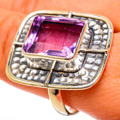 Amethyst Rings handcrafted by Ana Silver Co - RING101268