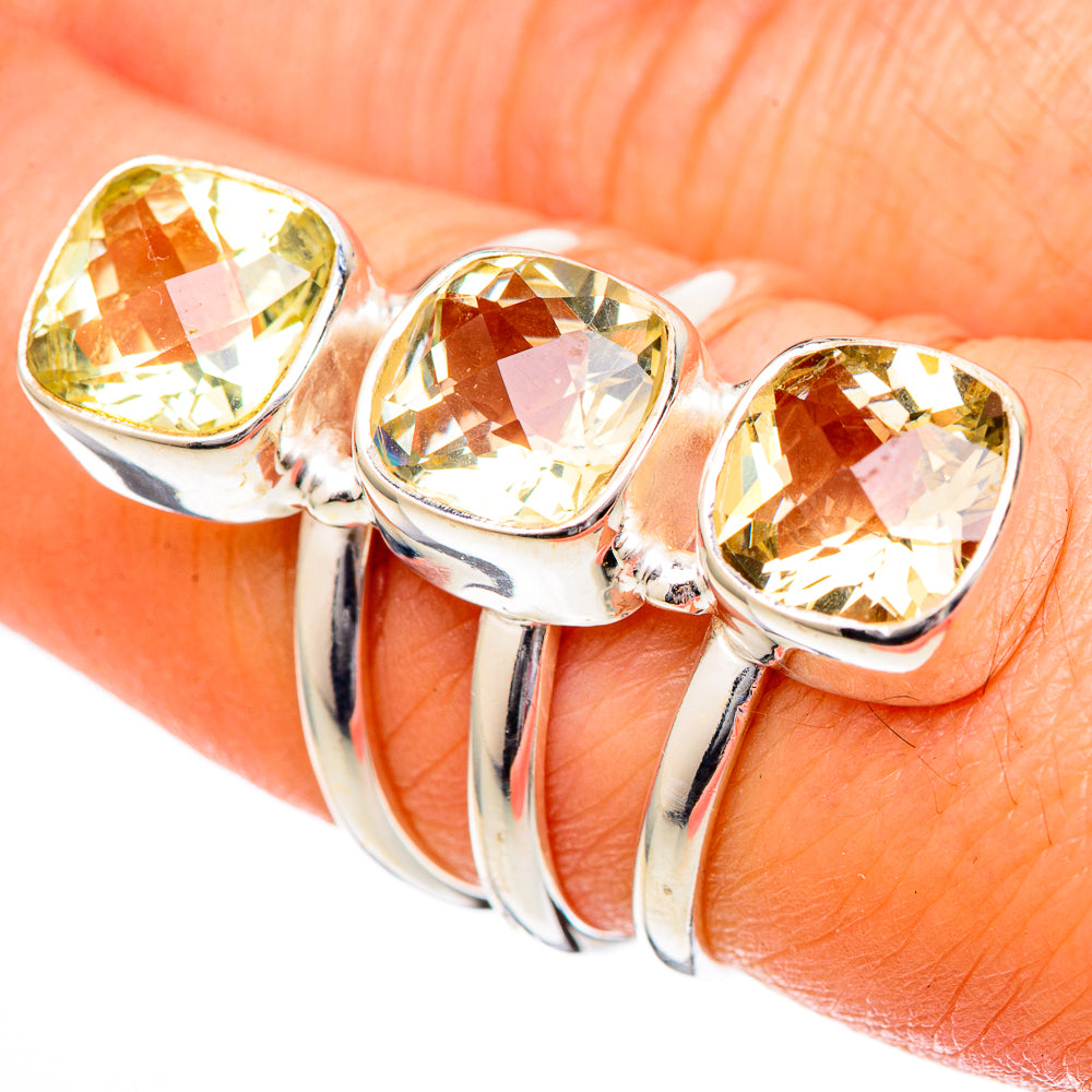 Citrine Rings handcrafted by Ana Silver Co - RING101274