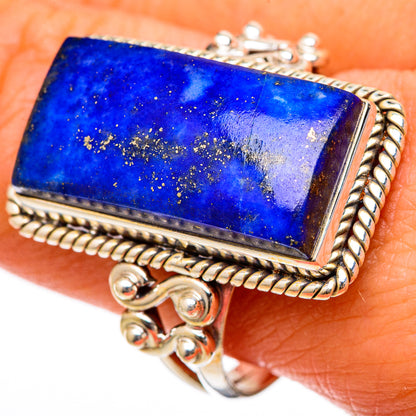 Lapis Lazuli Rings handcrafted by Ana Silver Co - RING101275