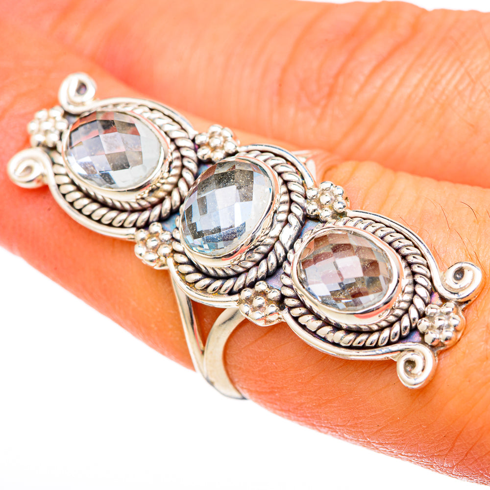 White Quartz Rings handcrafted by Ana Silver Co - RING101280