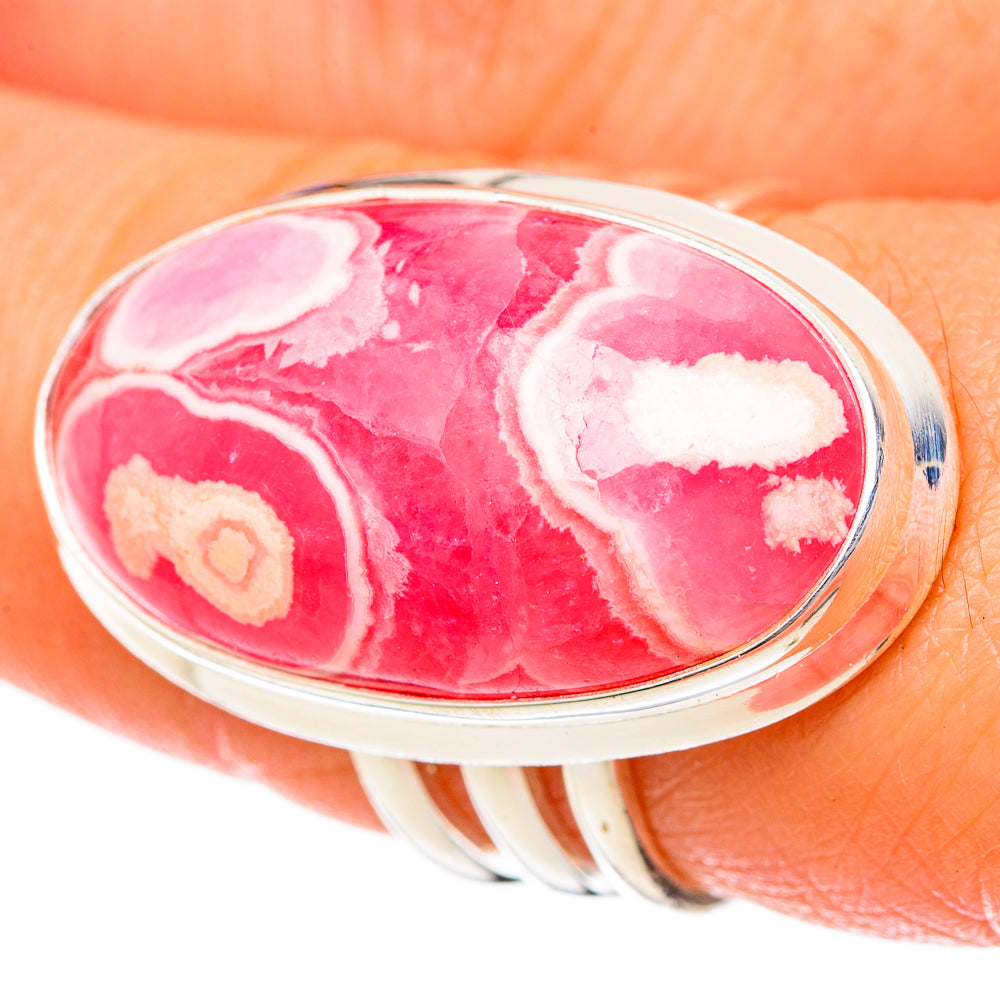 Rhodochrosite Rings handcrafted by Ana Silver Co - RING101284