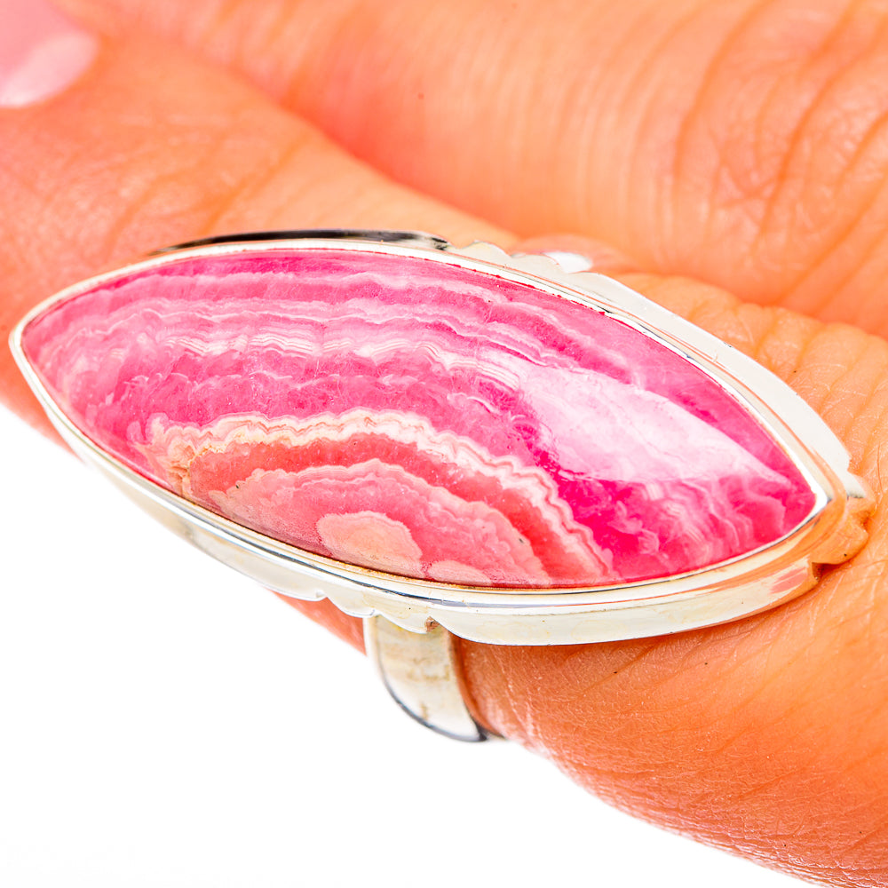 Rhodochrosite Rings handcrafted by Ana Silver Co - RING101287