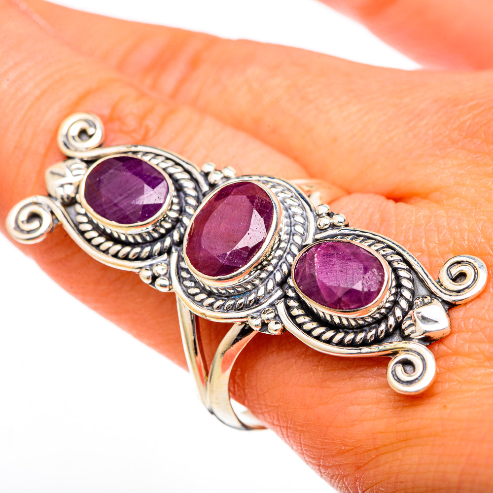 Ruby Rings handcrafted by Ana Silver Co - RING101288