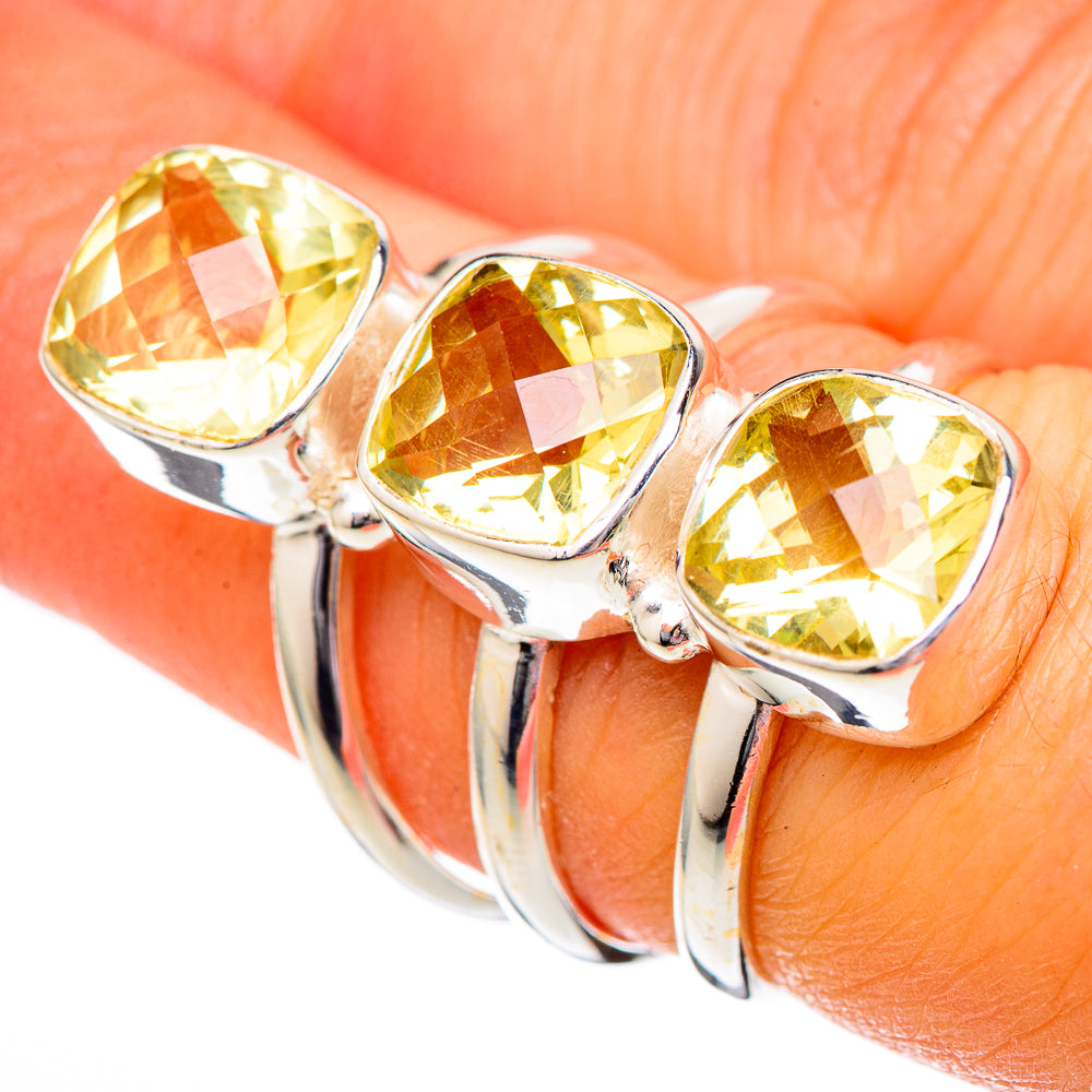 Citrine Rings handcrafted by Ana Silver Co - RING101292