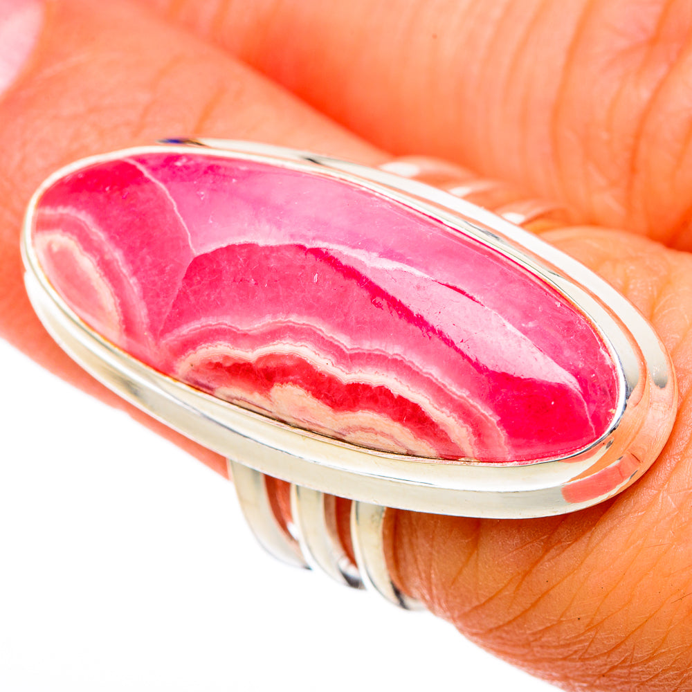 Rhodochrosite Rings handcrafted by Ana Silver Co - RING101299