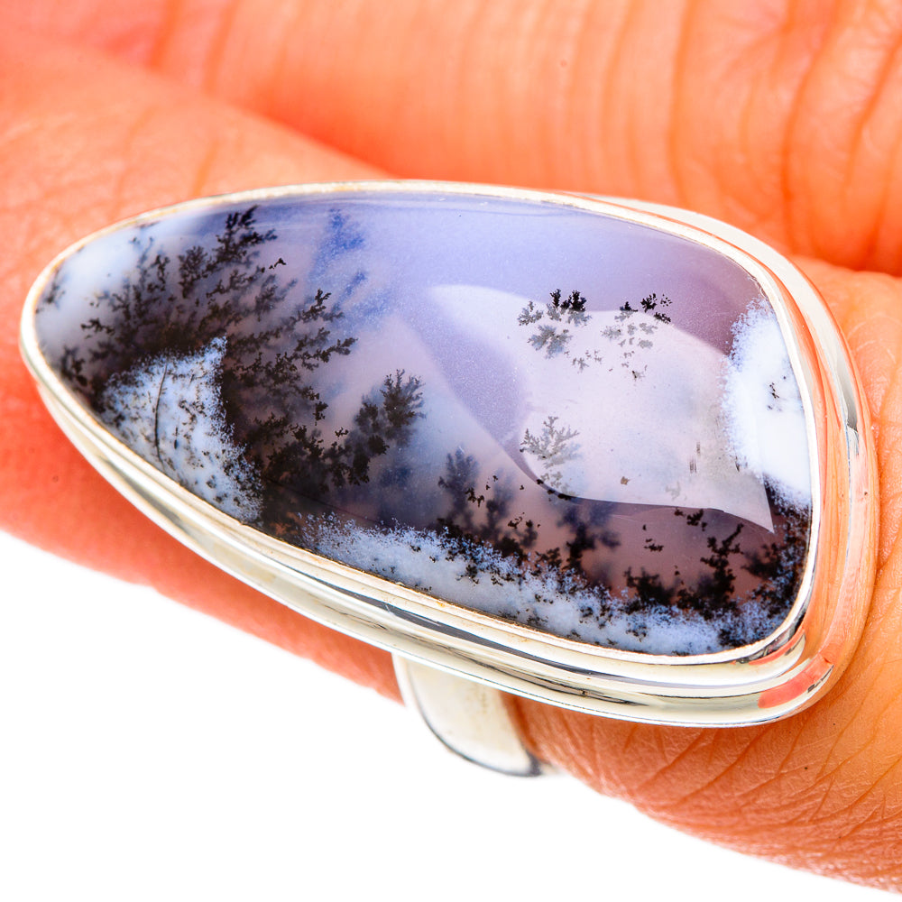 Dendritic Opal Rings handcrafted by Ana Silver Co - RING101301