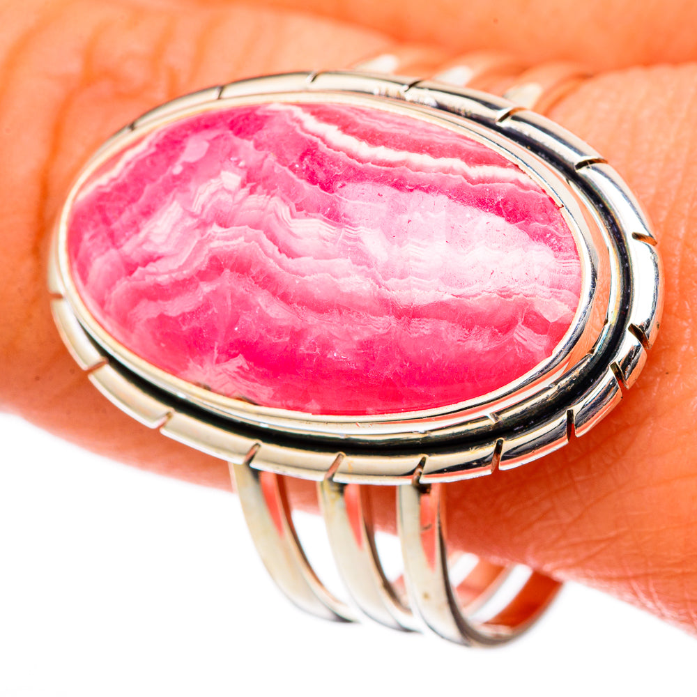 Rhodochrosite Rings handcrafted by Ana Silver Co - RING101311