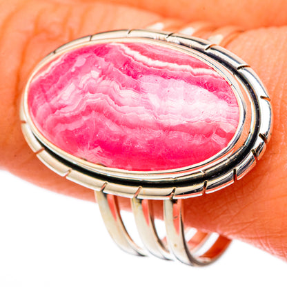 Rhodochrosite Rings handcrafted by Ana Silver Co - RING101311