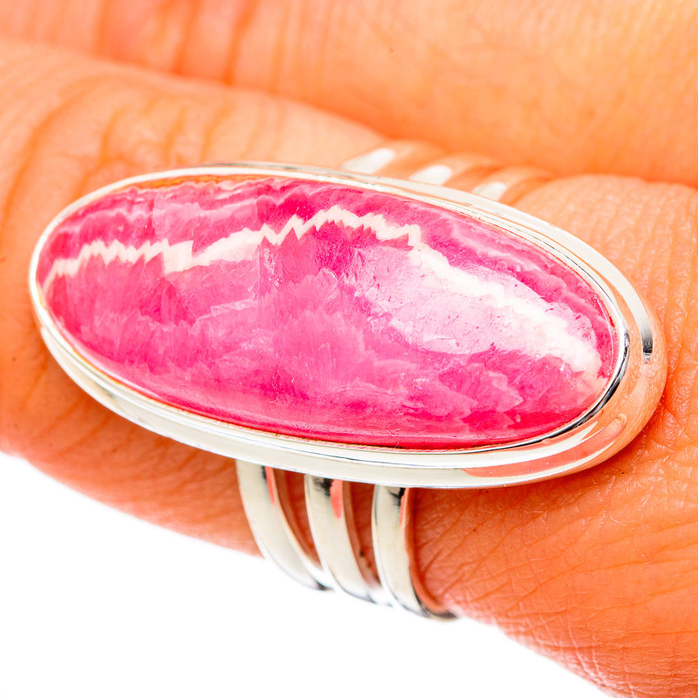 Rhodochrosite Rings handcrafted by Ana Silver Co - RING101317