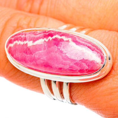 Rhodochrosite Rings handcrafted by Ana Silver Co - RING101317