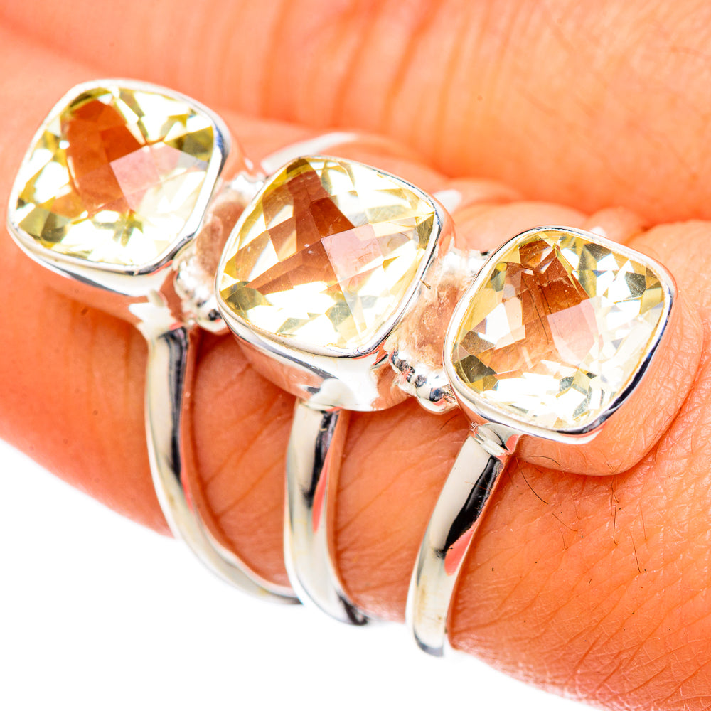 Citrine Rings handcrafted by Ana Silver Co - RING101320