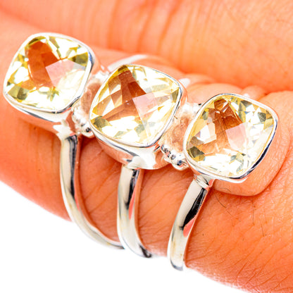 Citrine Rings handcrafted by Ana Silver Co - RING101320