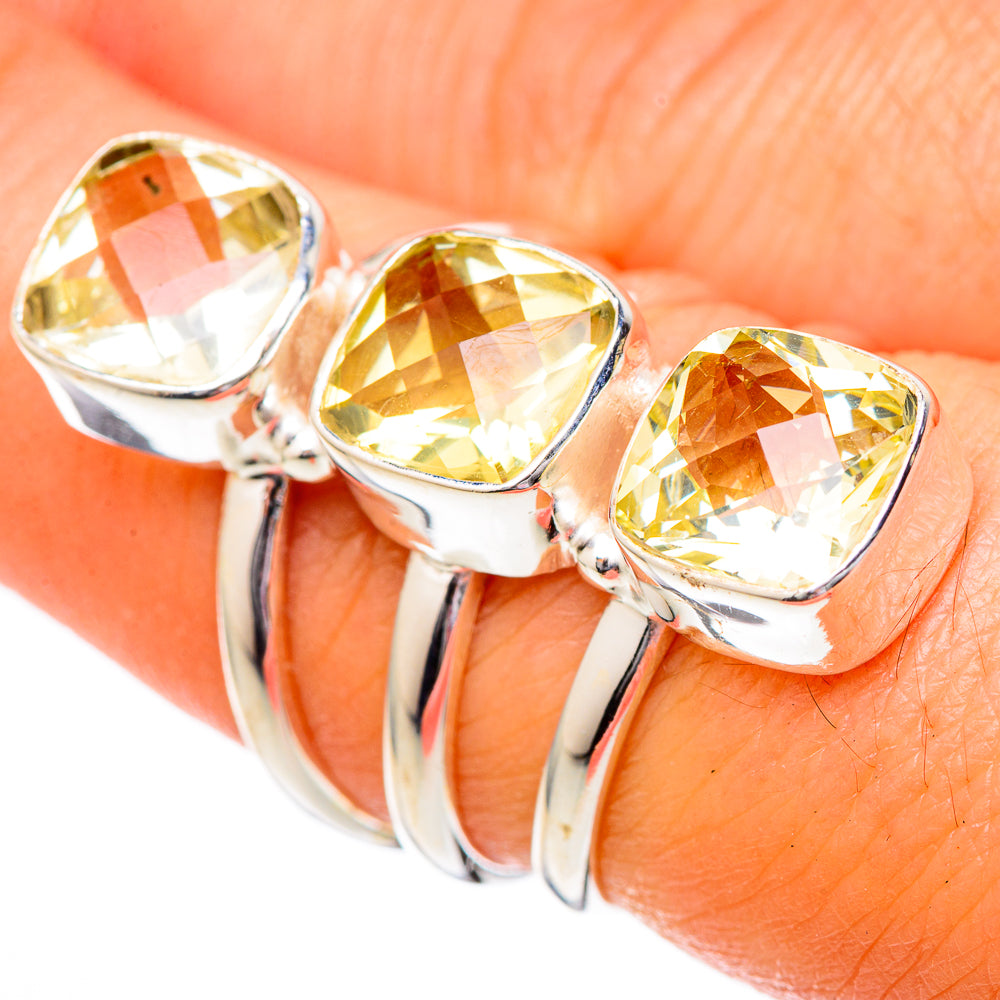 Citrine Rings handcrafted by Ana Silver Co - RING101327