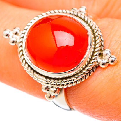 Carnelian Rings handcrafted by Ana Silver Co - RING101337