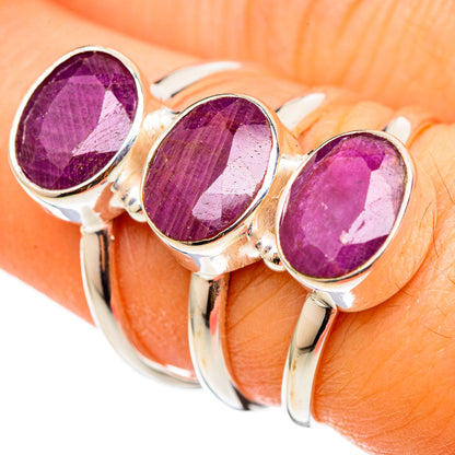 Ruby Rings handcrafted by Ana Silver Co - RING101340