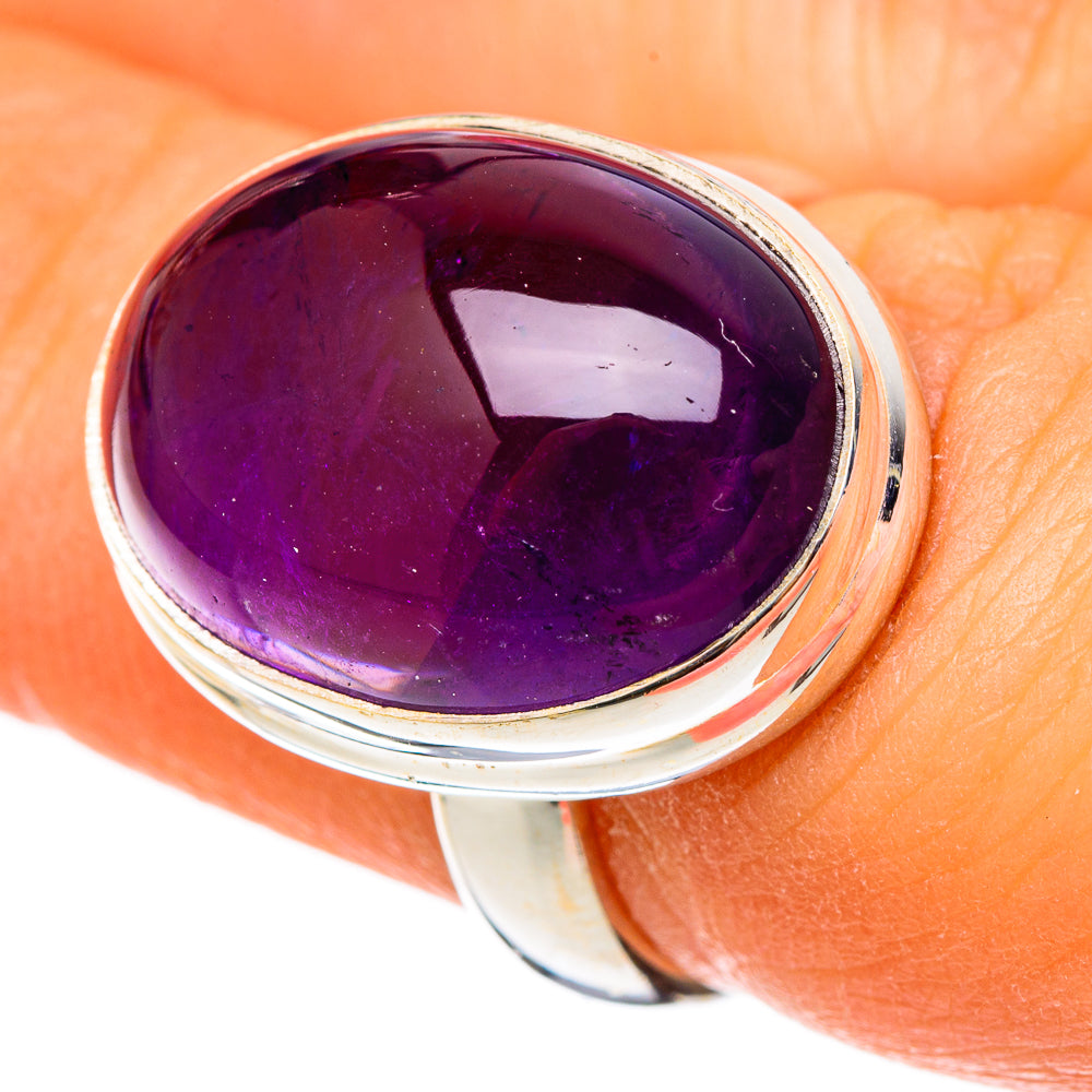 Amethyst Rings handcrafted by Ana Silver Co - RING101345