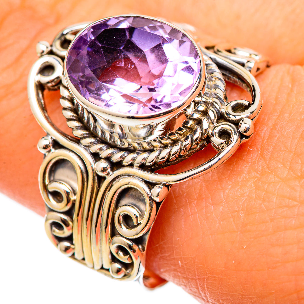 Amethyst Rings handcrafted by Ana Silver Co - RING101346