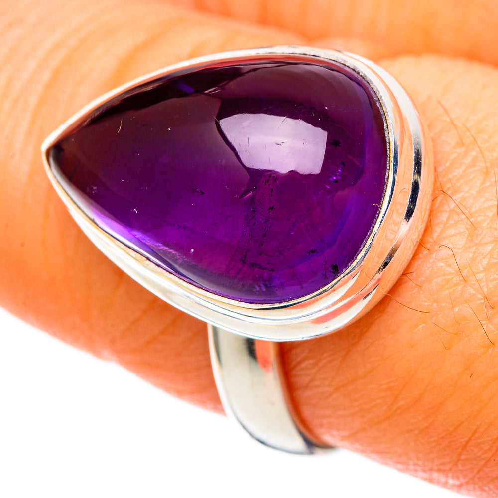 Amethyst Rings handcrafted by Ana Silver Co - RING101371