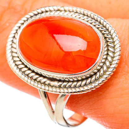 Carnelian Rings handcrafted by Ana Silver Co - RING101383