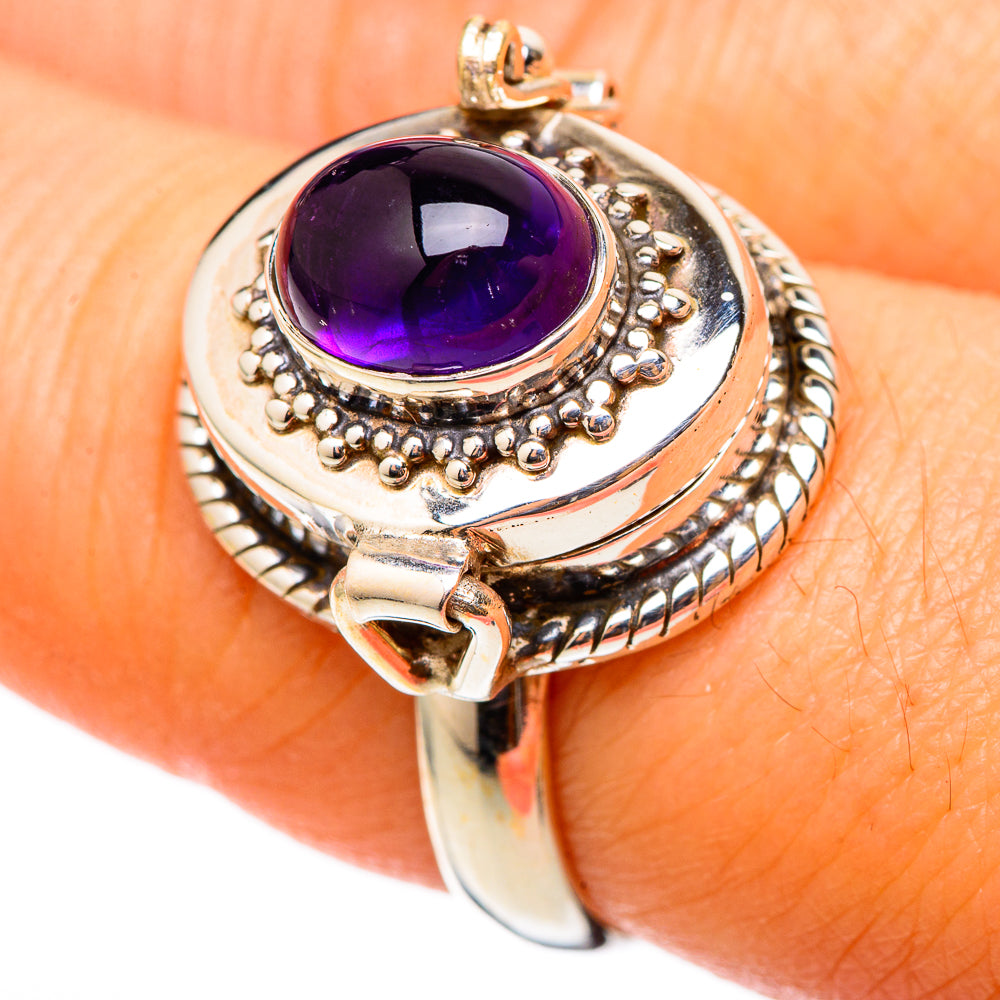 Amethyst Rings handcrafted by Ana Silver Co - RING101390