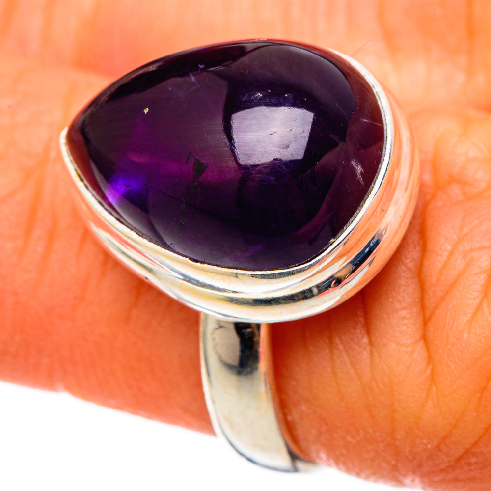 Amethyst Rings handcrafted by Ana Silver Co - RING101391