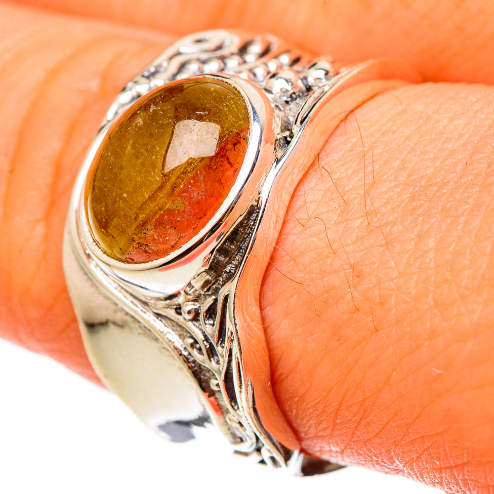 Pink Tourmaline Rings handcrafted by Ana Silver Co - RING101395