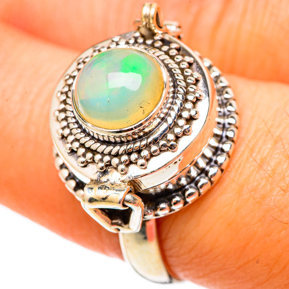 Ethiopian Opal Rings handcrafted by Ana Silver Co - RING101397