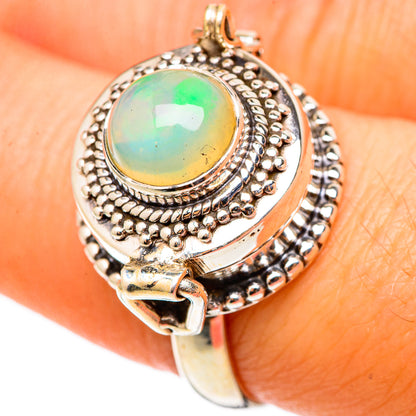 Ethiopian Opal Rings handcrafted by Ana Silver Co - RING101397