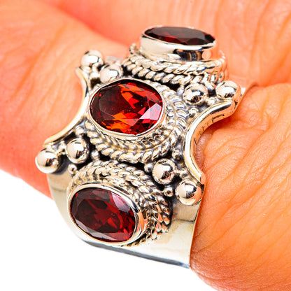 Garnet Rings handcrafted by Ana Silver Co - RING101412