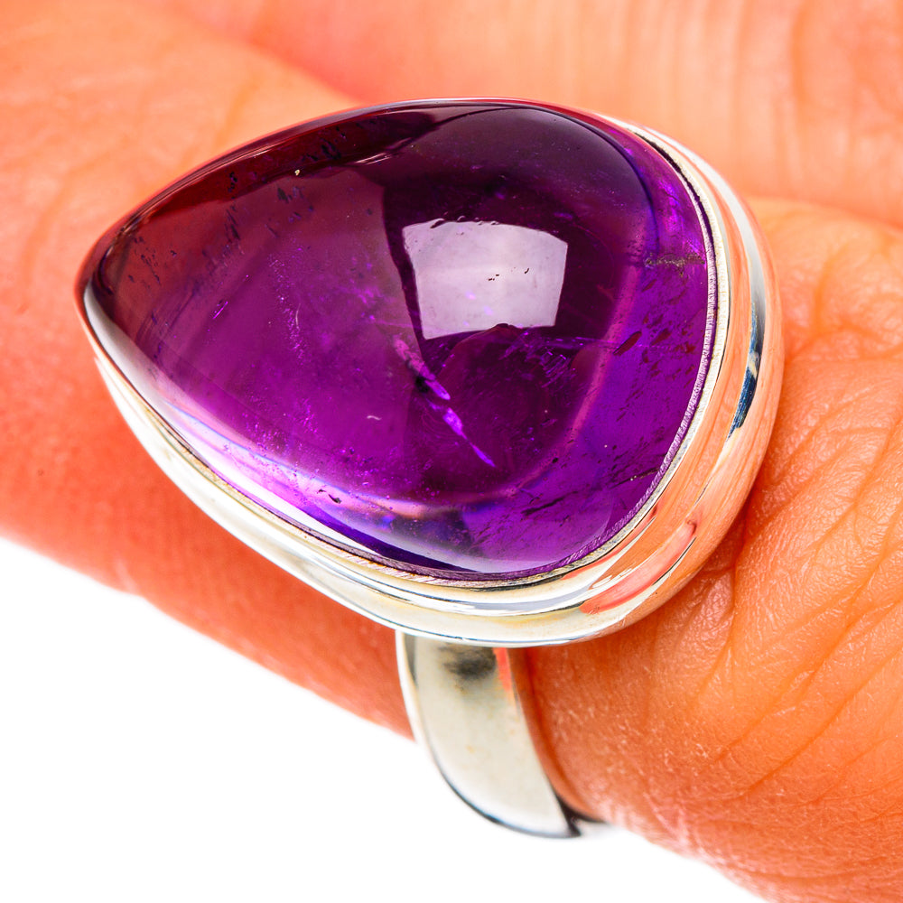Amethyst Rings handcrafted by Ana Silver Co - RING101415