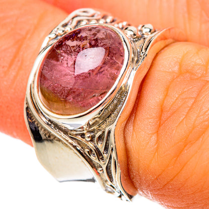 Pink Tourmaline Rings handcrafted by Ana Silver Co - RING101425