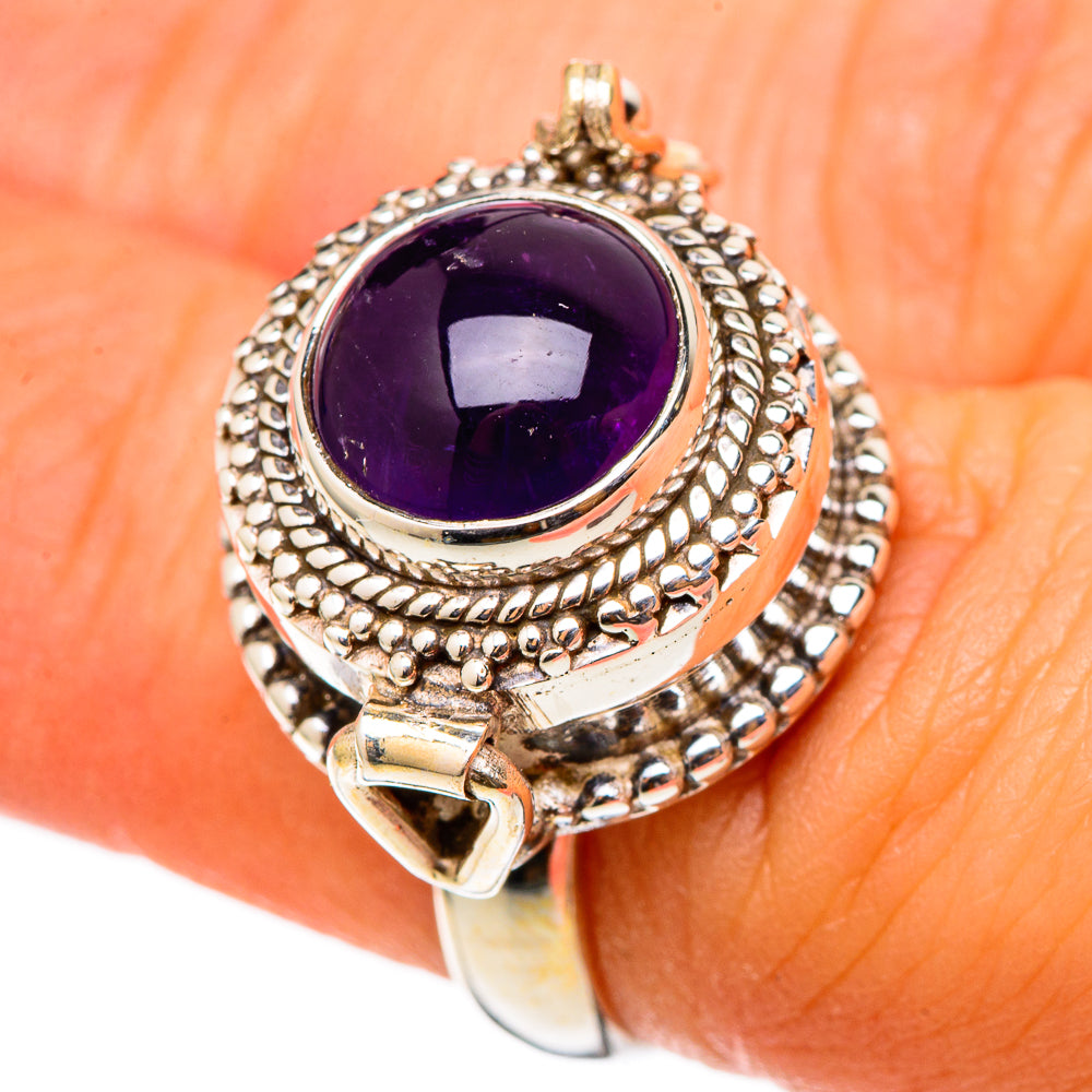 Amethyst Rings handcrafted by Ana Silver Co - RING101431