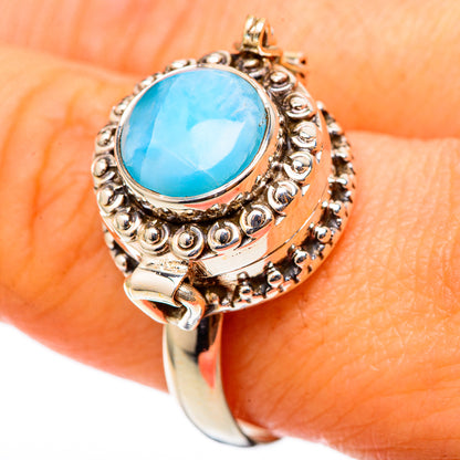 Larimar Rings handcrafted by Ana Silver Co - RING101438