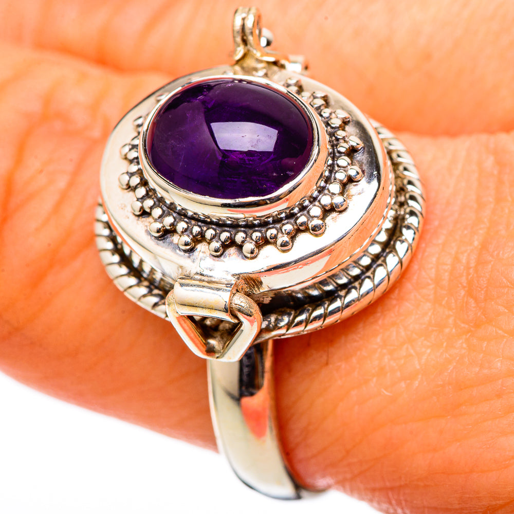 Amethyst Rings handcrafted by Ana Silver Co - RING101451