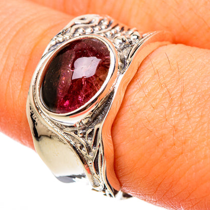 Pink Tourmaline Rings handcrafted by Ana Silver Co - RING101455