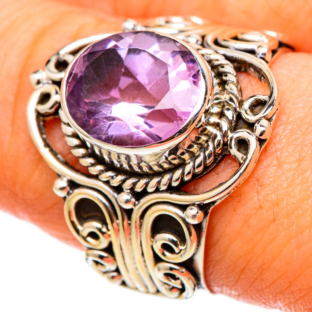 Amethyst Rings handcrafted by Ana Silver Co - RING101464