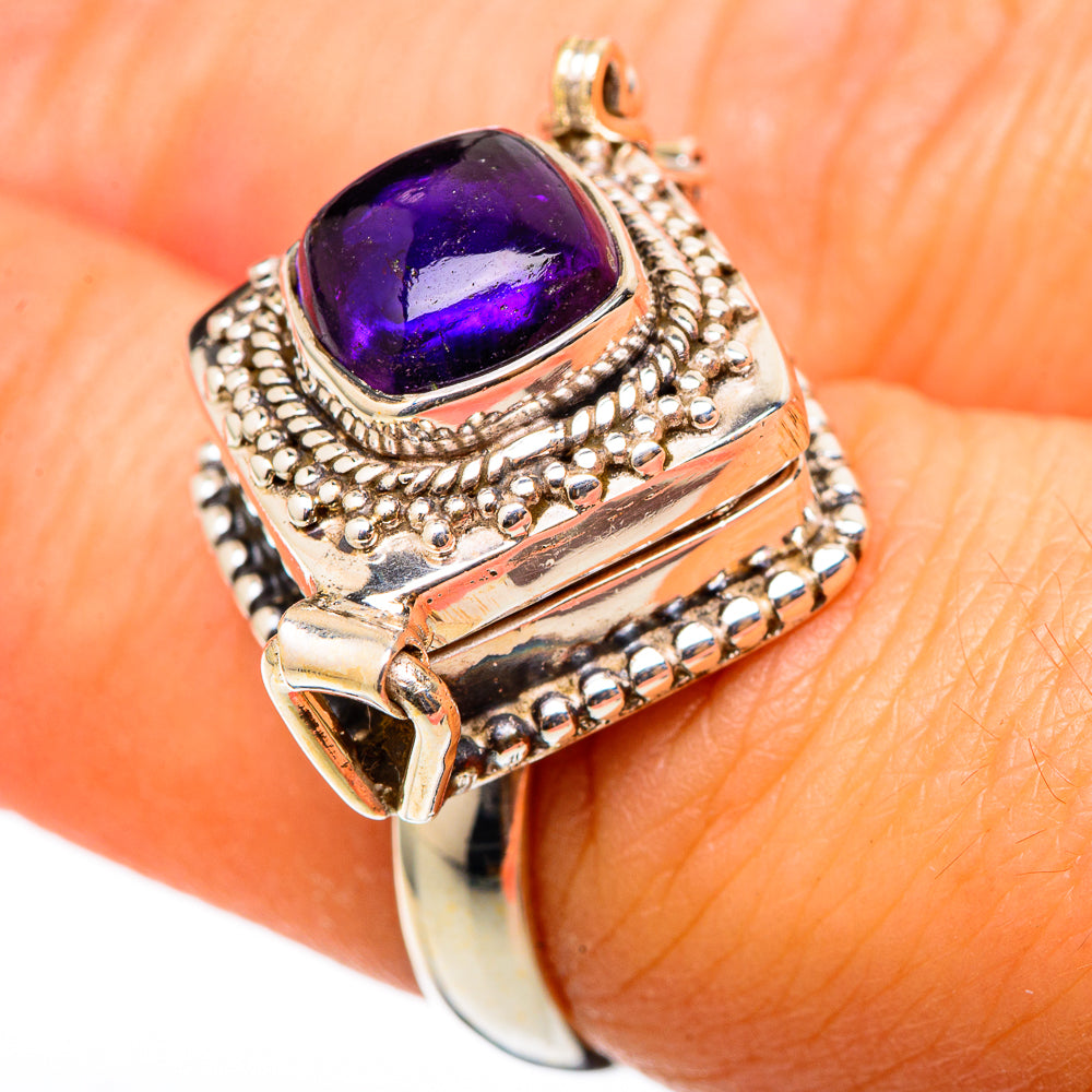 Amethyst Rings handcrafted by Ana Silver Co - RING101465