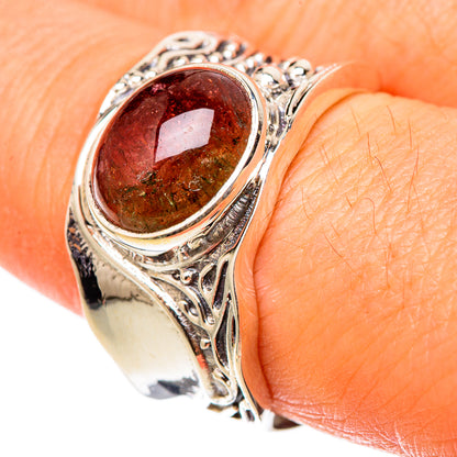 Watermelon Tourmaline Rings handcrafted by Ana Silver Co - RING101467