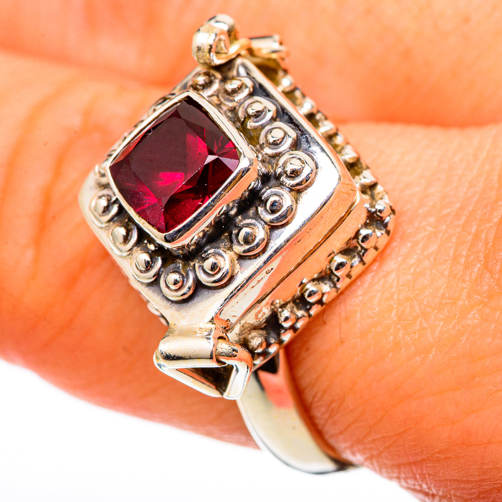 Garnet Rings handcrafted by Ana Silver Co - RING101475