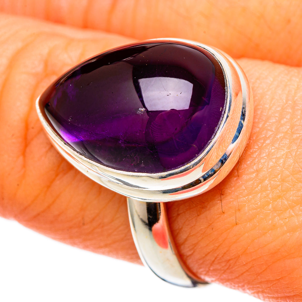 Amethyst Rings handcrafted by Ana Silver Co - RING101476