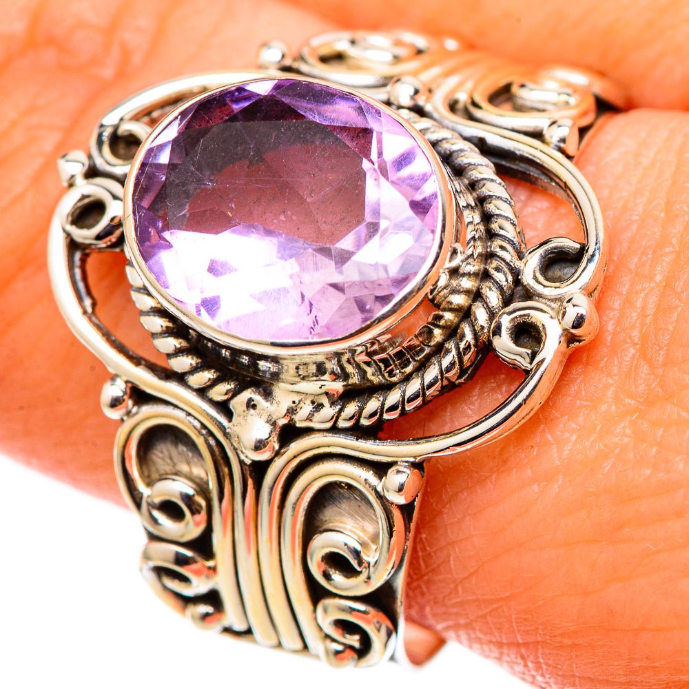 Amethyst Rings handcrafted by Ana Silver Co - RING101477